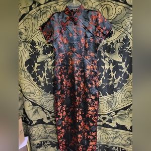 Chinese Style silk dress size 6